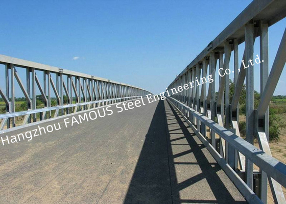 ΚΙΝΑ Σύγχρονες προκατασκευασμένες για τους πεζούς γέφυρες, μορφωματικός Overpass γεφυρών για πεζούς της Bailey προσωρινός δρόμος προμηθευτής