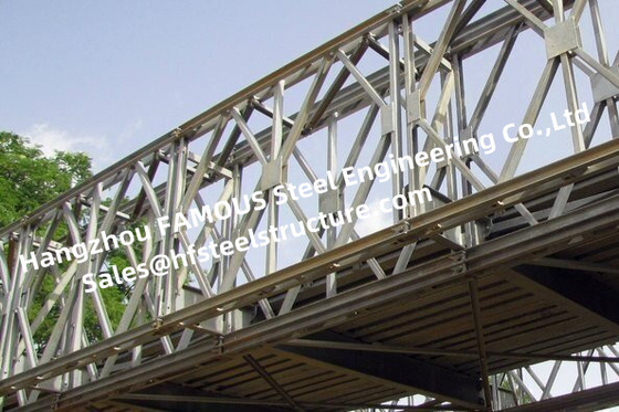 ΚΙΝΑ Μορφωματική χάλυβα πλεονάσματος στρατού φορητή εύκολη εγκατάσταση έκτακτης ανάγκης γεφυρών ελαφριά προμηθευτής