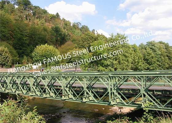 ΚΙΝΑ Εύκολη εγκατάσταση πλάτος 4,2 μέτρα Στρατιωτική γέφυρα Bailey με δομή δομής προμηθευτής