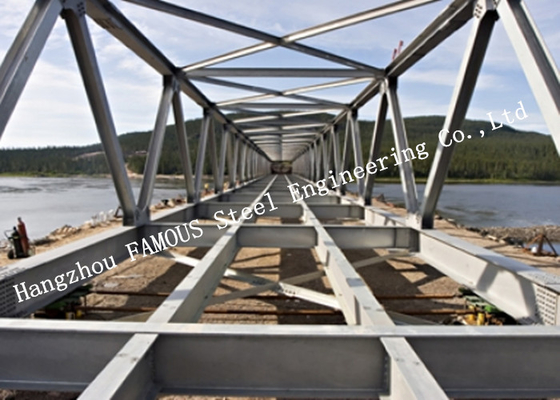 ΚΙΝΑ Προκατασκευασμένη Q355 γέφυρα της Bailey χάλυβα χάλυβα μορφωματική που γαλβανίζεται για την κατασκευή κυκλοφορίας προμηθευτής