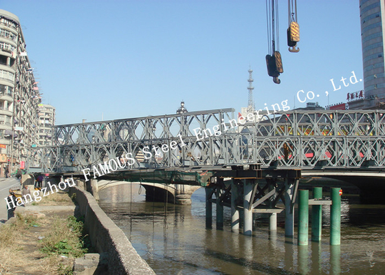 ΚΙΝΑ Γαλβανισμένη Bailey-χάλυβας-ζευκτόν-αψίδα-γέφυρα με το μεταβλητό ύψος προμηθευτής