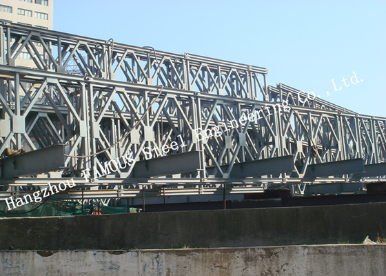 ΚΙΝΑ Γαλβανισμένη προκατασκευασμένη Q235B χάλυβα της Bailey κατασκευή έκτασης γεφυρών πολυ προμηθευτής