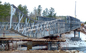 Φορητή προκατασκευασμένη γαλβανισμένη γέφυρα χάλυβα, μακροπρόθεσμη μακροχρόνια προστασία διάβρωσης γεφυρών έκτασης προμηθευτής