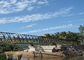 Προκατασκευασμένη γέφυρα χάλυβα της Bailey για τη φορητή γέφυρα δομικού χάλυβα προγράμματος συντήρησης νερού με την υποστήριξη των αποβαθρών προμηθευτής