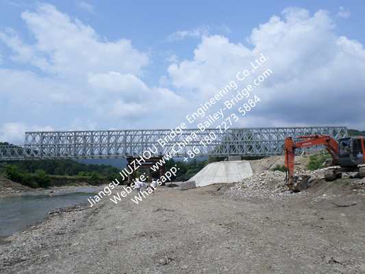 Κίνα Τα μορφωματικά στηρίγματα επιτροπής γεφυρών της Bailey χάλυβα προκατασκεύασαν τον προσωρινό χάλυβα ενοικίου Q345B προμηθευτής