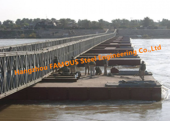 Κίνα Προ κατασκευασμένη στρατιωτική αστική κατασκευή σιδήρου επιτροπής γεφυρών πλεονάσματος φορητή προμηθευτής