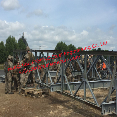 ΚΙΝΑ 40 τόνων χωρητικότητα στρατιωτική γέφυρα Bailey βαμμένη μέσα σε 1 έτος αξιοπιστία προμηθευτής