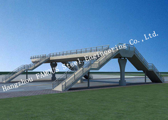 ΚΙΝΑ Σύγχρονα δομών Prefab για τους πεζούς ευρωπαϊκά πρότυπα χρήσης γεφυρών προσωρινά προμηθευτής