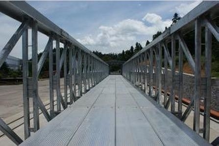ΚΙΝΑ Τμήματα γέφυρας Bailey κατασκευής με ανθεκτική βρόχτιση προμηθευτής