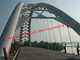 Προκατασκευασμένες χάλυβα δομές χάλυβα οικοδόμησης γεφυρών δομών σχηματισμένες αψίδα για την κατασκευή γεφυρών προμηθευτής