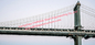 Ψηλή γέφυρα αναστολής σχοινιών χάλυβα μορφωματική που διασχίζει την κοιλάδα ποταμών προσωρινή ή μόνιμη προμηθευτής