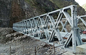Μορφωματική γέφυρα χάλυβα της Bailey, καυτή γαλβανισμένη προσωρινή μόνιμη εγκατάσταση γεφυρών χάλυβα προμηθευτής