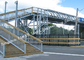 Πόλεων γέφυρα μετάλλων κιγκλιδωμάτων Skywalk δομών χαλύβων γεφυρών επίσκεψης προκατασκευασμένη για τους πεζούς προμηθευτής