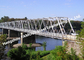 Μορφωματική γαλβανισμένη γέφυρα χάλυβα, προσωρινή φορητή ενιαία οδική γέφυρα ASTM παρόδων προμηθευτής