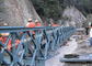 200 Τύπος μόνιμη γαλβανισμένη επεξεργασία επιφάνειας Χάλυβα Bailey γέφυρα Διπλές γραμμές γέφυρα προμηθευτής