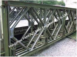 4.5m X 3.5m Ζεστό βύθιση Ζυγισμένο Bailey Bridge Panel για καταστάσεις έκτακτης ανάγκης